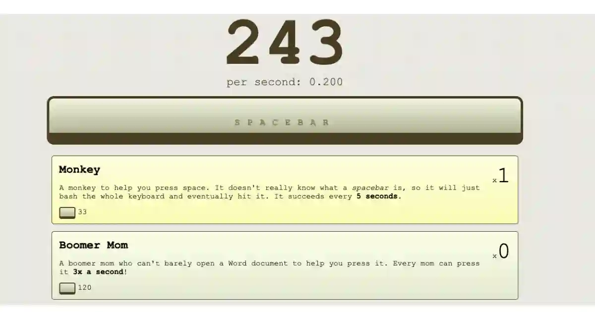 Play spacebar clicker unblocked