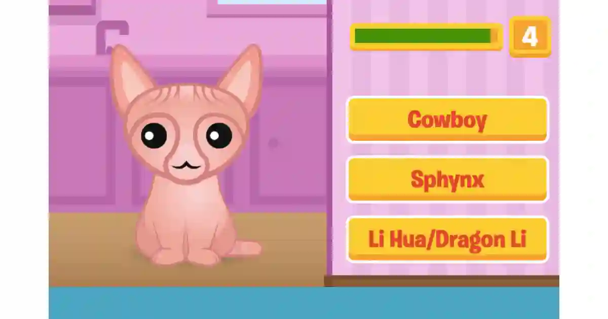 Play guess the kitty online