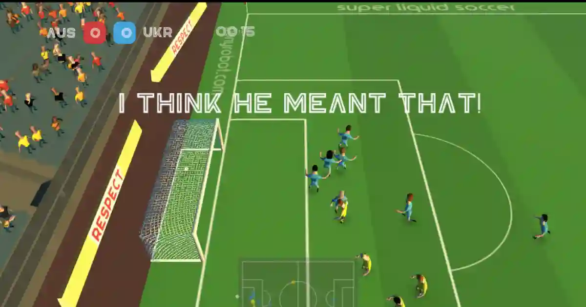 Super Liquid Soccer game